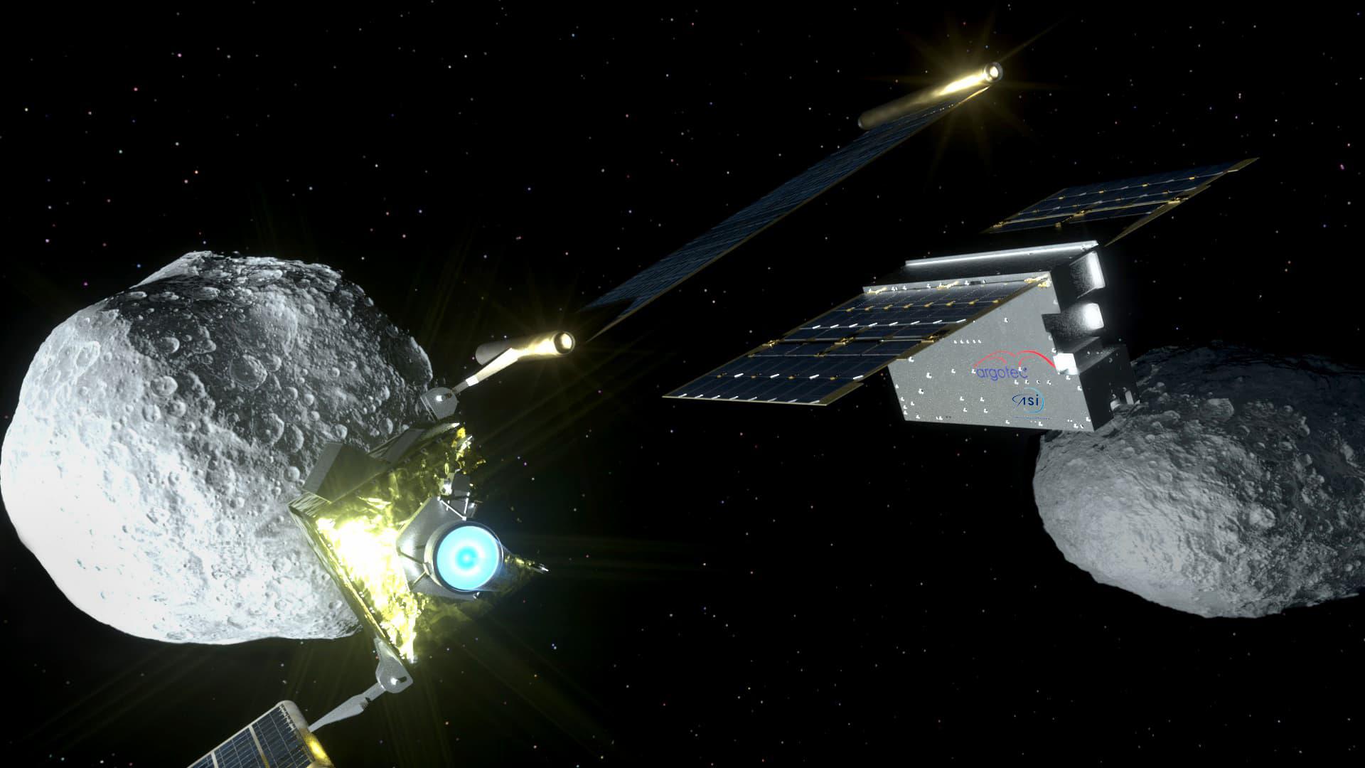 The European probe Hera on its way to the asteroid Dimorphos