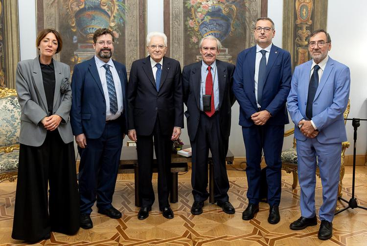 Mattarella riceve delegazione Archivio Disarmo e vincitore Colombe d’oro per la pace