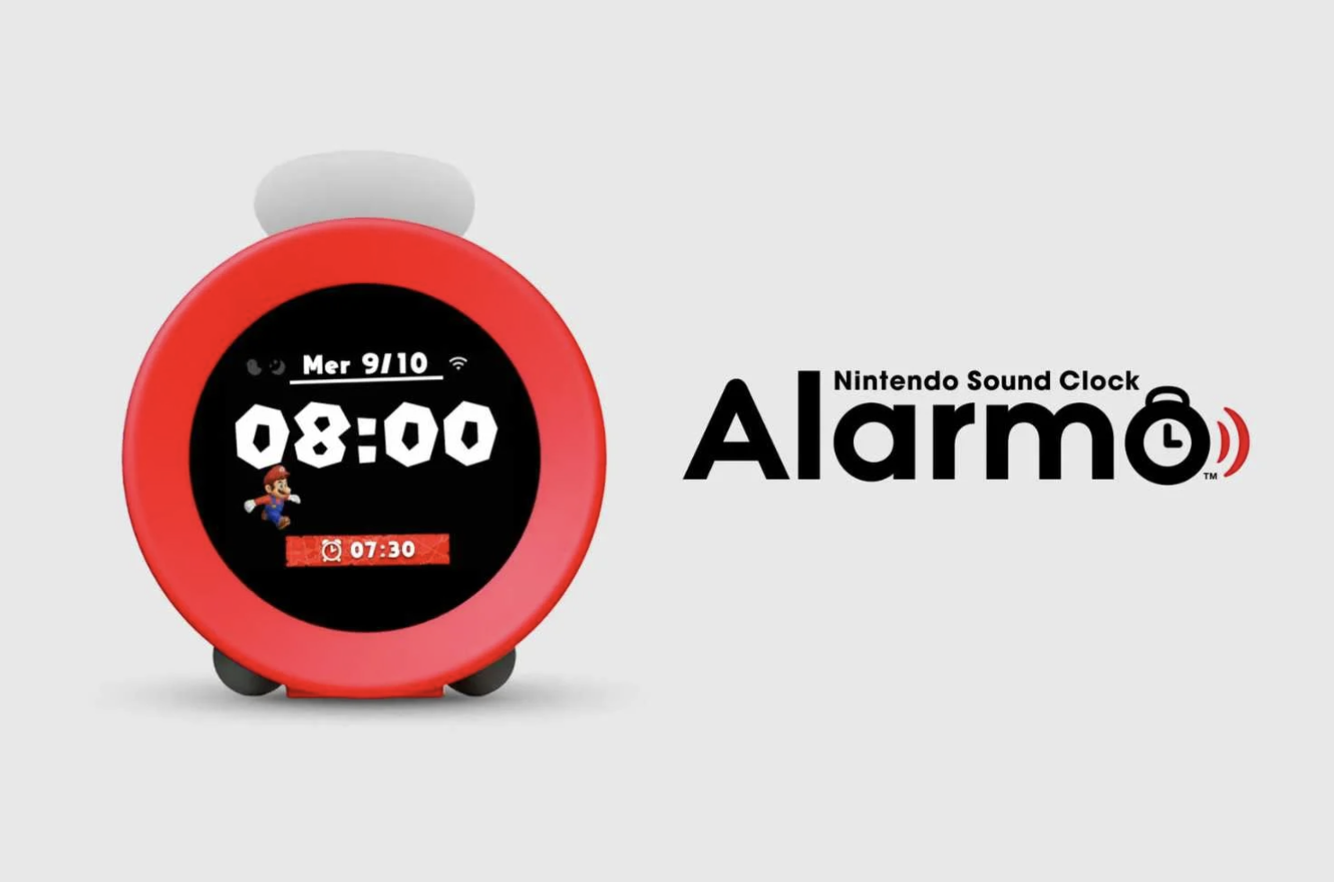 Nintendo surprises with Alarmo, the clock that transforms the alarm into a game