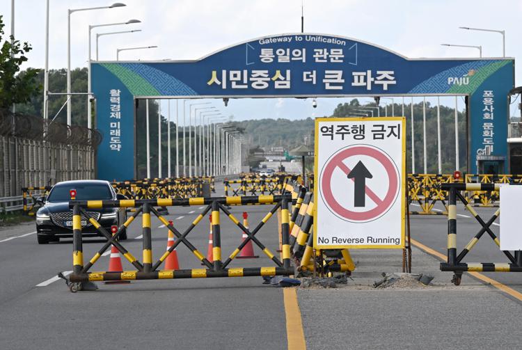 Confine tra Corea del Nord e la Corea del Sud - (Afp)