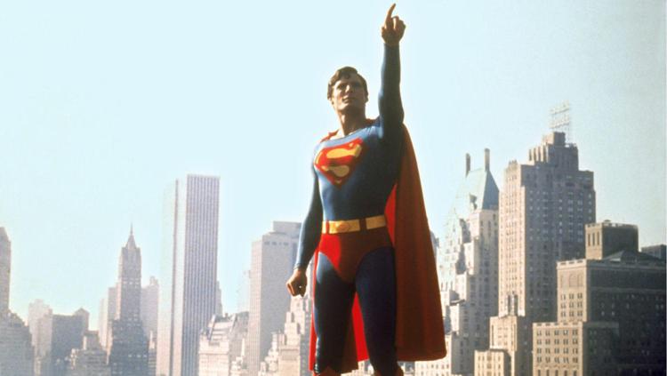 Christopher Reeve in 'Superman' del 1978 - Warner Bros. Pictures