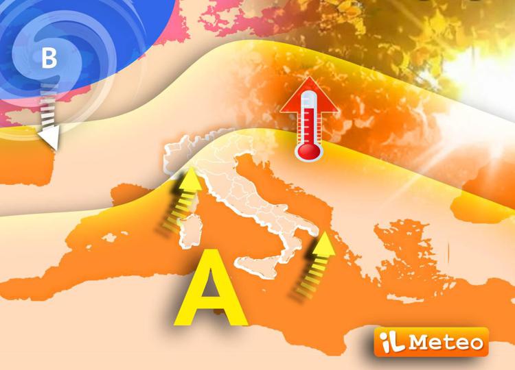 La mappa del meteo