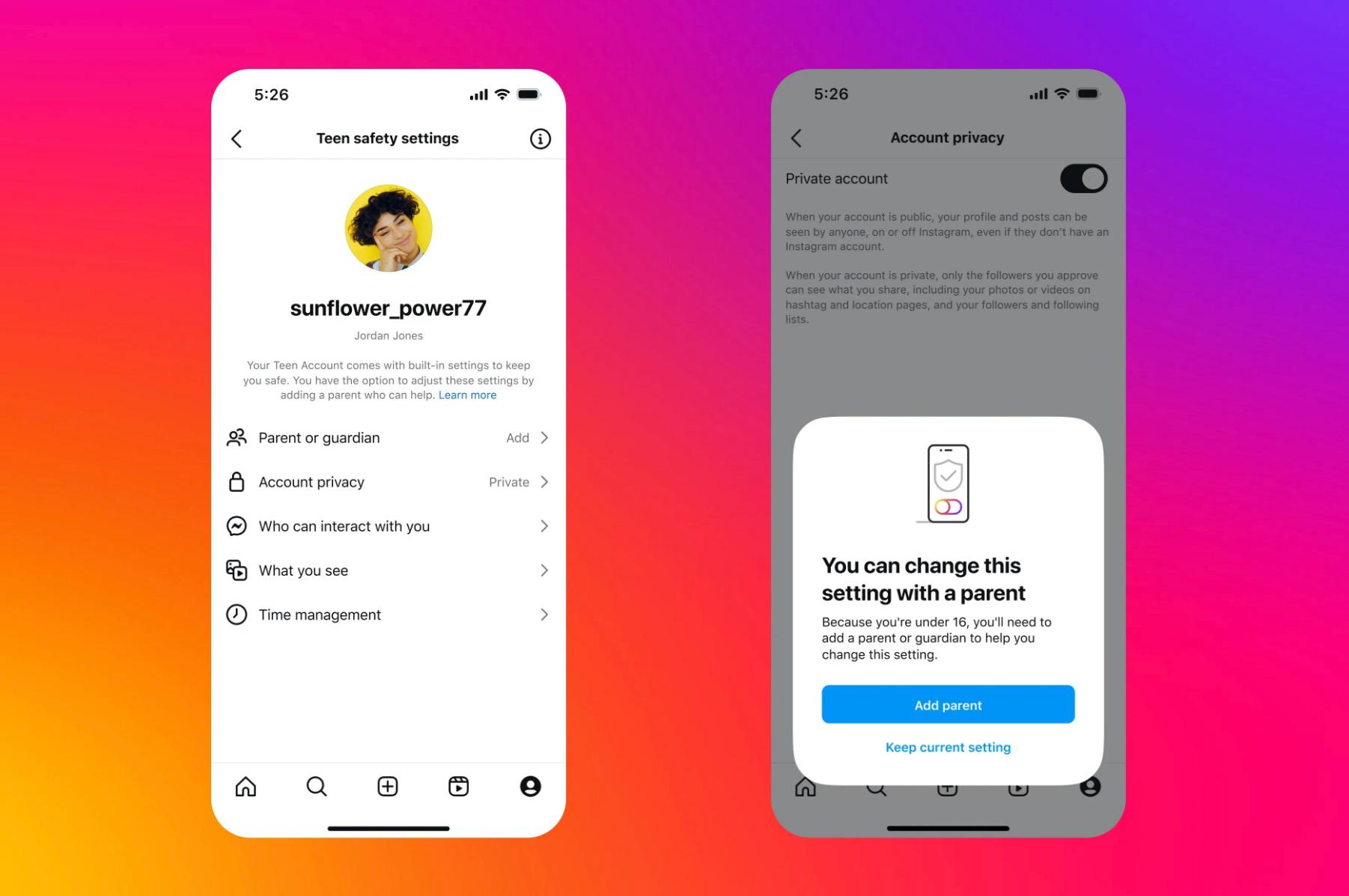 Instagram working on protection and safety for younger users