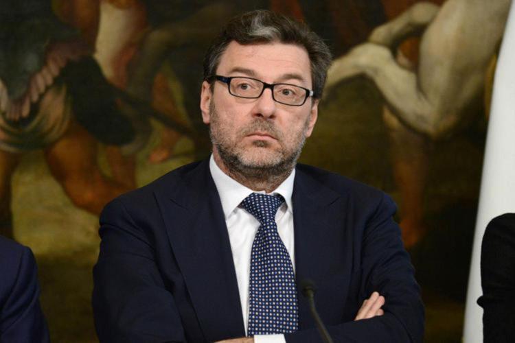 Il ministro Giorgetti - Afp