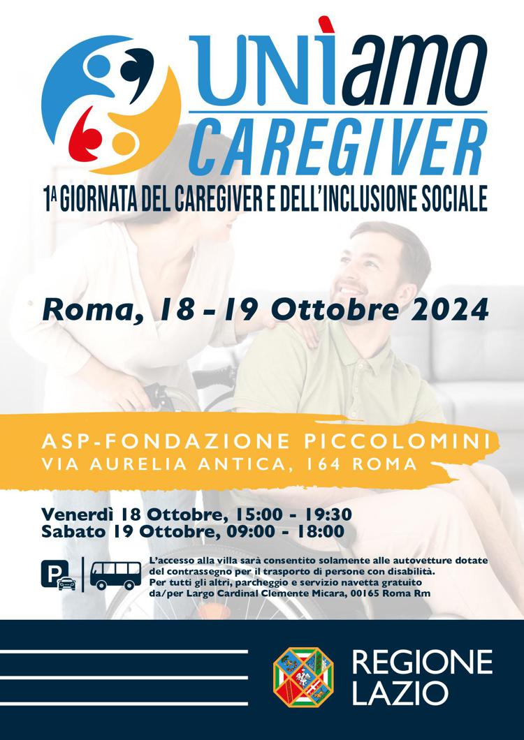 A Roma il 18 e 19 ottobre la 1a Giornata del caregiver e dell’inclusione sociale