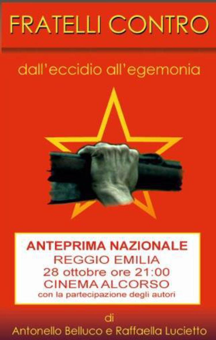 A Reggio Emilia la prima del docufilm 'Fratelli contro' sugli eccidi dei partigiani