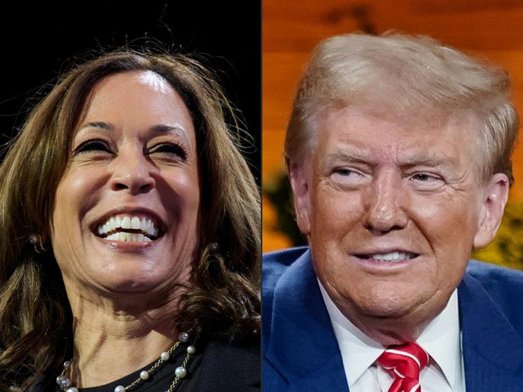 Kamala Harris e Donald Trump (Afp)