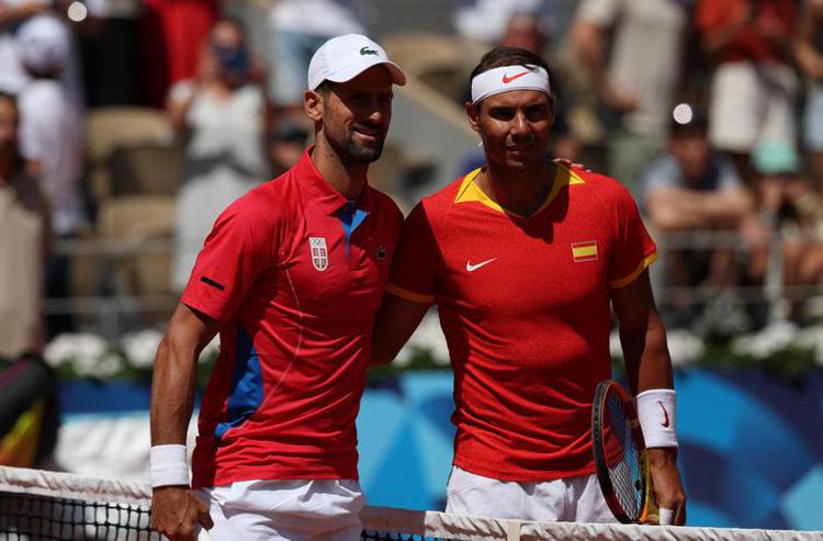 Novak Djokovic e Rafa Nadal - Fotogramma