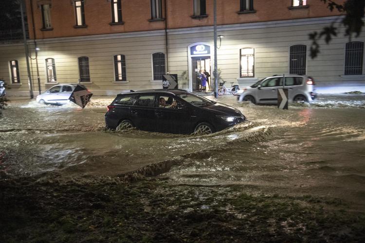 Esondazione del Ravone a Bologna - Fotogramma