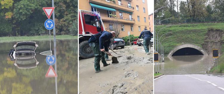 Allagamenti e maltempo nel bolognese (Fotogramma/Ipa)