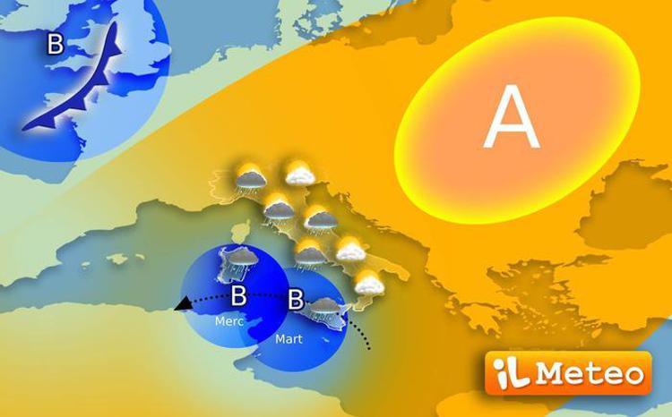 Mappa del meteo