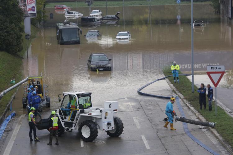 Alluvione a Bologna - Fotogramma