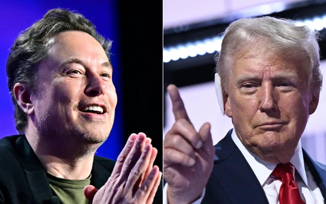 Elon Musk gives away a million dollars (each) to vote for Trump