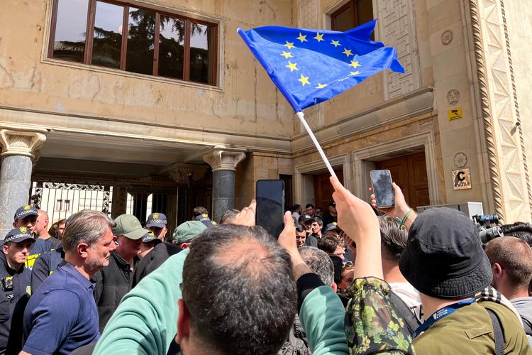 Proteste a Tblisi  - (Fotogramma)