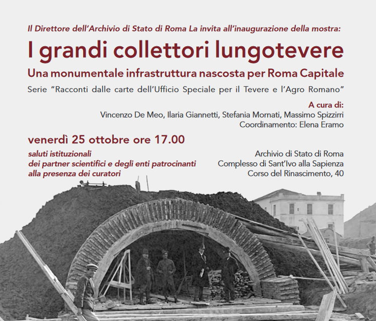 Mostre, al via 'I grandi collettori lungotevere', l'infrastruttura 'nascosta' di Roma