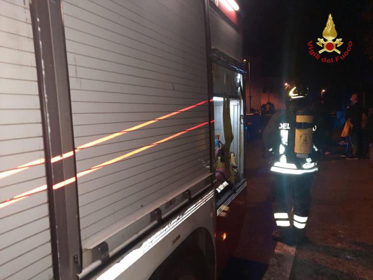 Vigili del fuoco a Palestrina