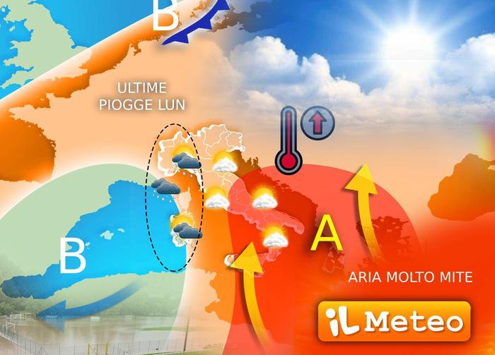 Maltempo, stop alle piogge: tornano sole e temperature sopra la media