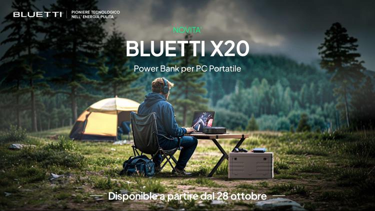 BLUETTI presenta il Power Bank X20 per computer portatili: un must per i gamers e i lavoratori in mobilità