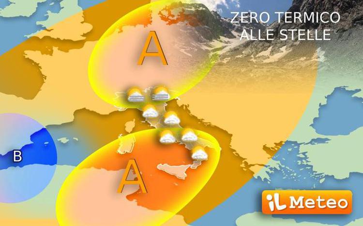 La mappa del meteo