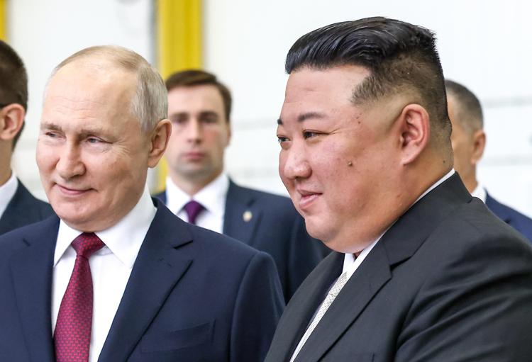 Kim Jong-un e Vladimir Putin - (Fotogramma)