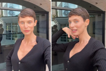 Bianca Balti mostra il nuovo look 'pixie cut': capelli cortissimi per affrontare la chemioterapia