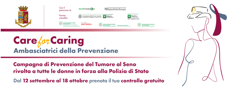 Cancro al seno, poliziotte ambasciatrici prevenzione con campagna 'Care for Caring'