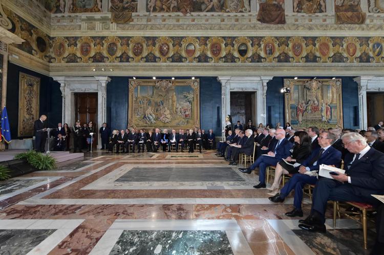 Consegnate al Quirinale le onorificenze ai nuovi 25 Cavalieri del lavoro, premiati anche gli Alfieri