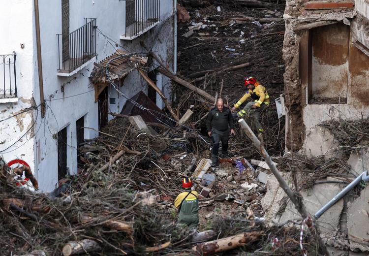 I danni dell'alluvione in Spagna - (Afp)