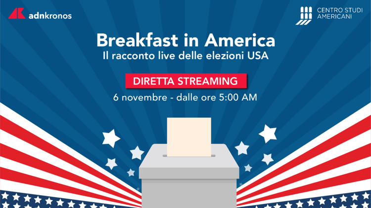 Breakfast in America, lo speciale sulle elezioni Usa al Palazzo dell'Informazione