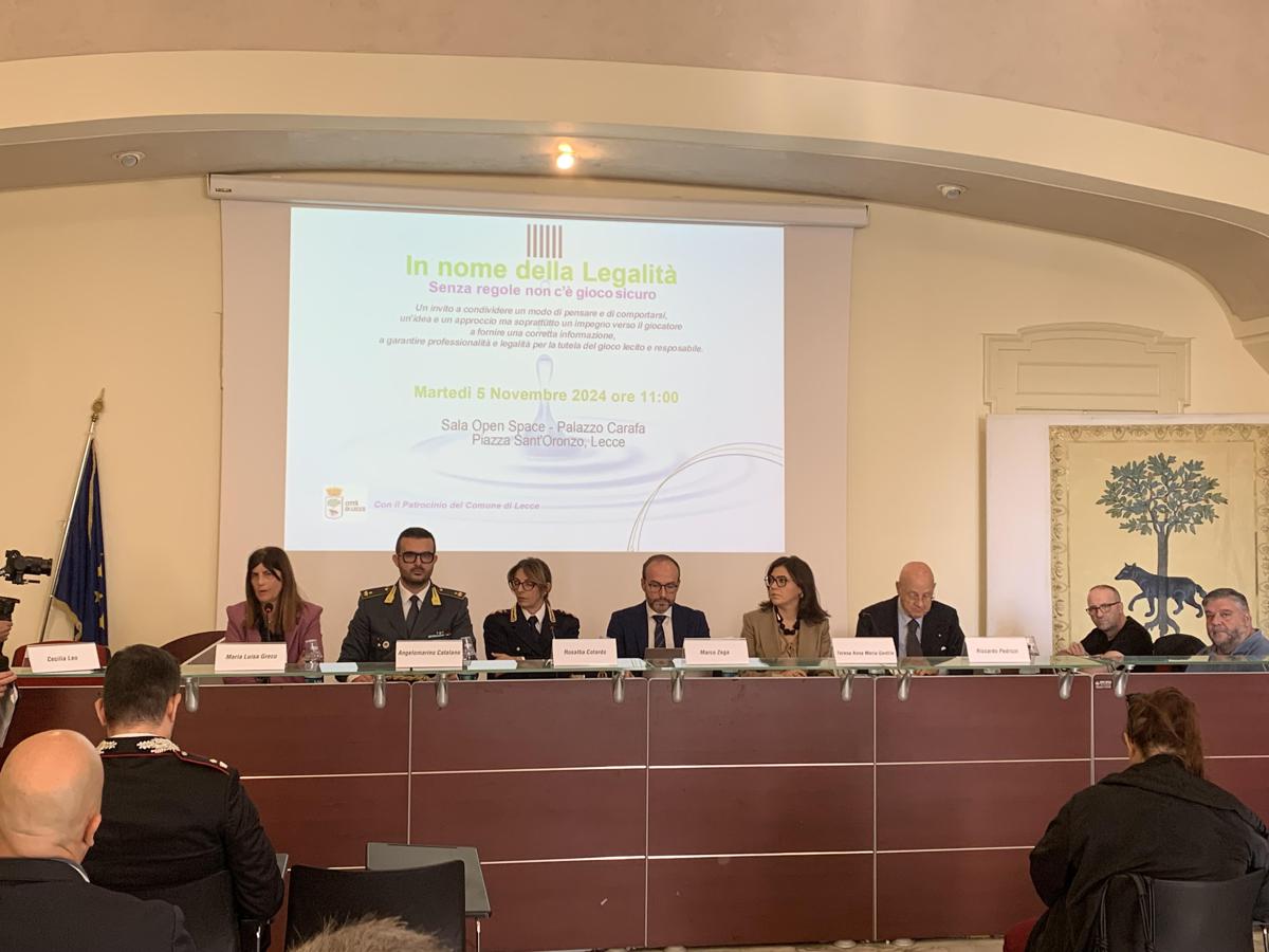 'In nome della legalità', a Lecce evento Codere sul gioco legale