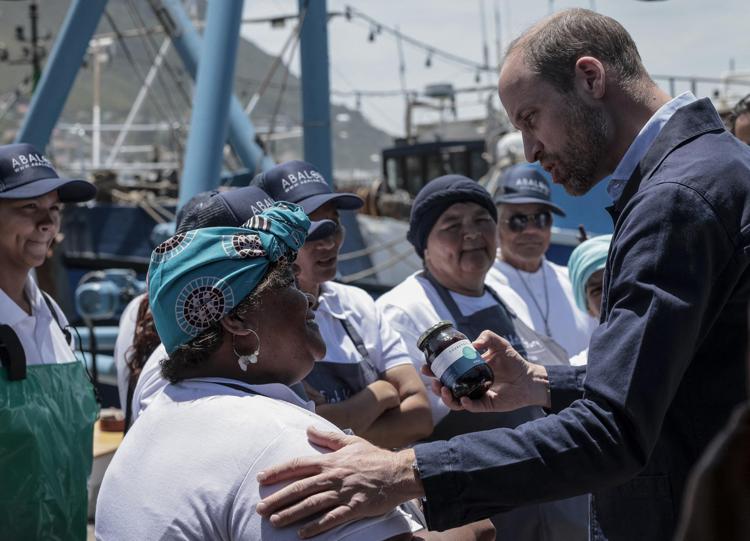 Il principe William a Cape Town, Sudafrica - Afp