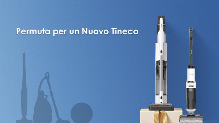 Tineco lancia il suo primo servizio Trade-up online in Italia