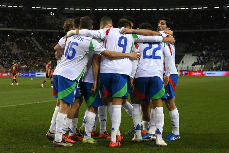 Un momento della partita  - (Afp)