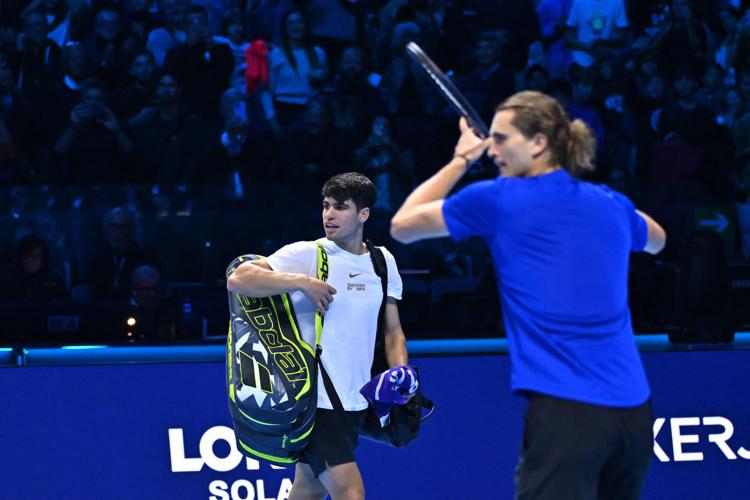 Alexander Zverev e  Carlos Alcaraz - (Fotogramma)