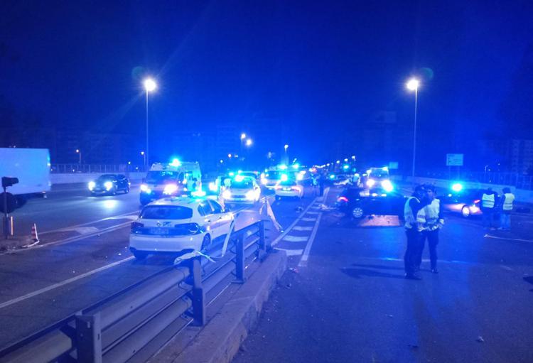 Incidente su via Tiburtina a Roma