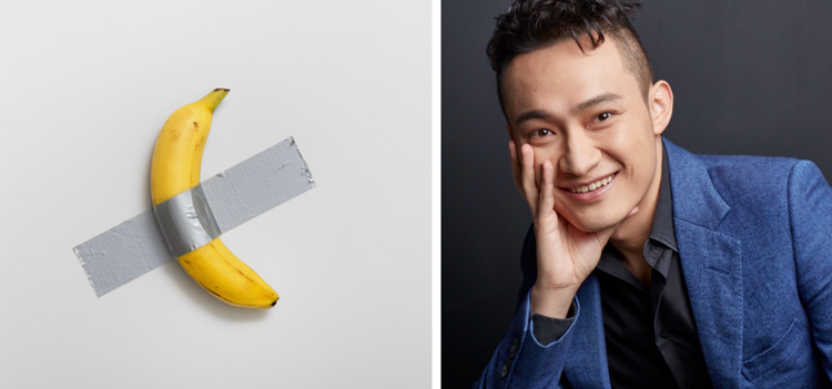 Prezzo record per la banana di Cattelan: 6,2 milioni di dollari