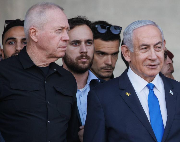 Gallant e Netanyahu (Afp)