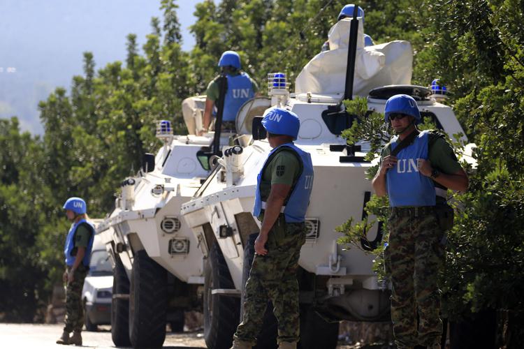 Un mezzo della missione Unifil