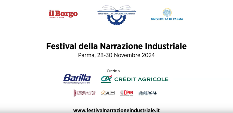 Imprese, a Parma 1° festival della narrazione industriale arte, narrativa e pubblicità