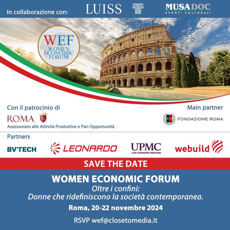 Women Economic Forum, conclusa alla Luiss a Roma la seconda edizione