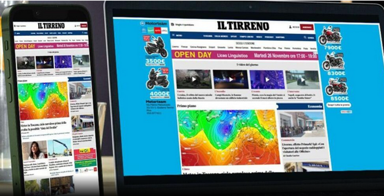 Editoria, Il Tirreno tra le eccellenze del web: premiato con il 'Digital news 2024'