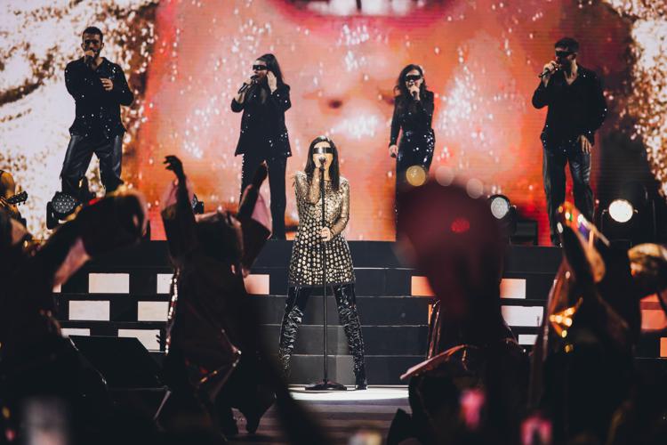 Laura Pausini al Forum di Assago per il suo 'World Winter Tour 2024'