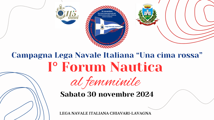 A Chiavari il primo forum 'Nautica al femminile' della Lega Navale Italiana