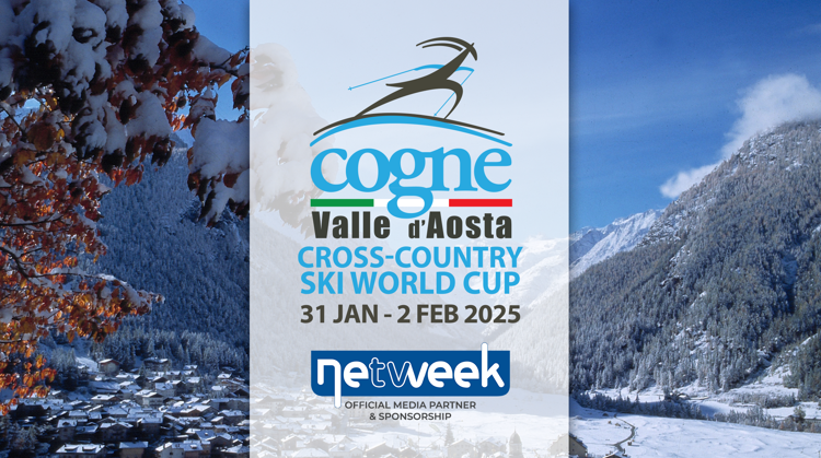 Sci di fondo, Netweek è Official Media Partner e Sponsorship Coop Fis Cross-Country Ski World Cup 2025