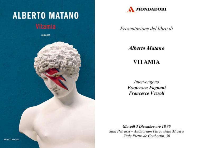 Un amore 'infinito' tra Roma e la Magna Grecia, 'Vitamia' il romanzo di Alberto Matano