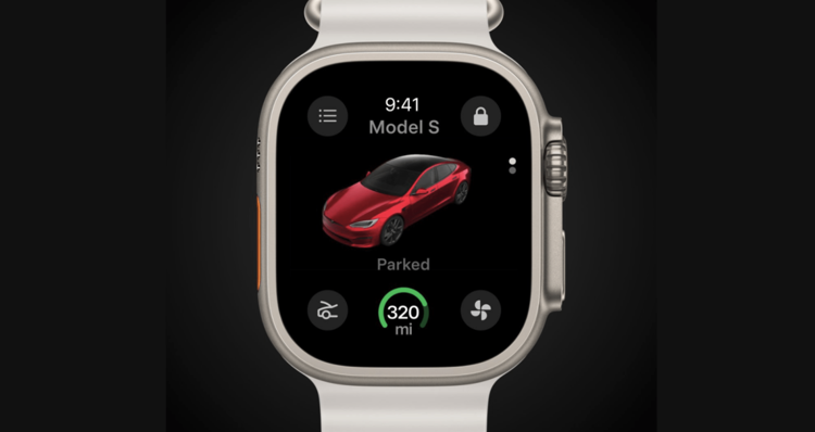 Tesla lancia l'app per Apple Watch: controllo dell'auto dal polso