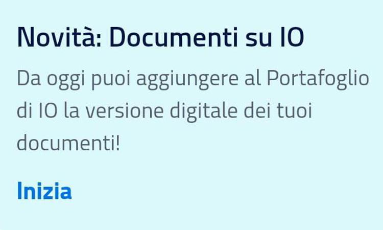 Il portafoglio digitale da oggi su app IO per tutti gli utenti