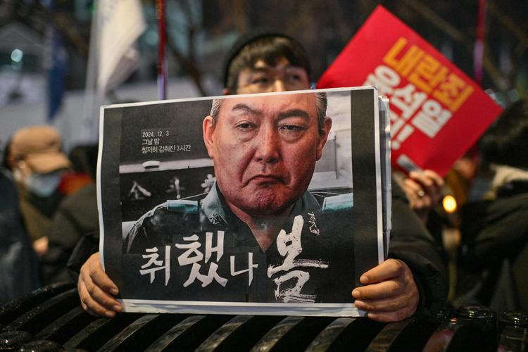 Proteste contro Yoon a Seul - Afp