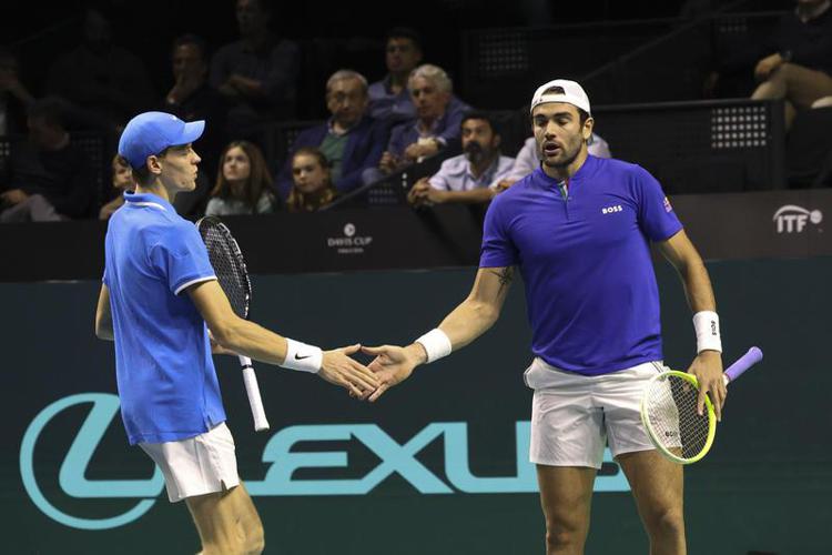 Jannik Sinner e Matteo Berrettini - Fotogramma