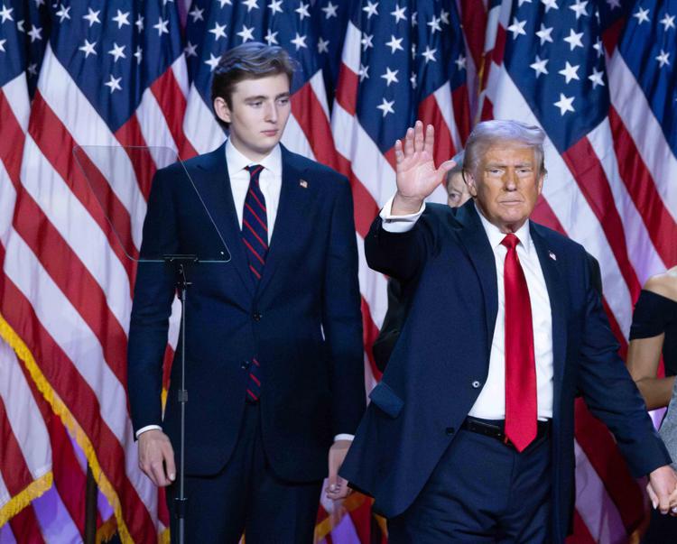 Barron e Donald Trump - Fotogramma